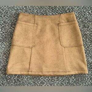 Maurices women’s High Rise Faux Suede Skirt size 12